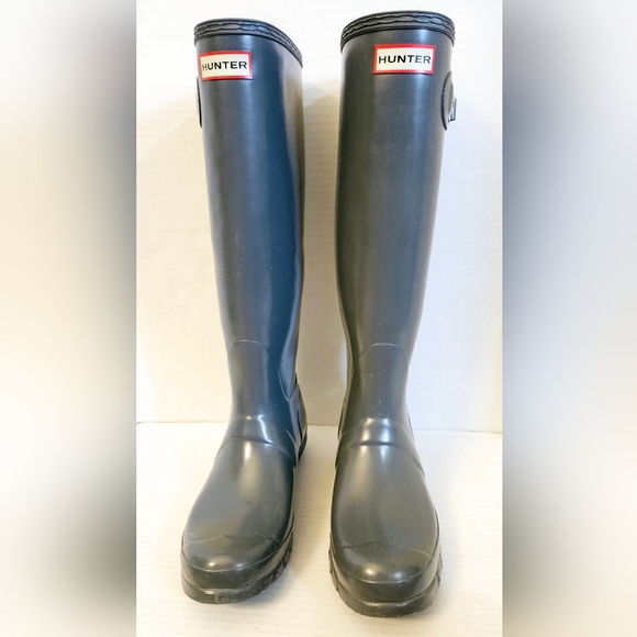 Hunter Womens Original Tall Gloss Rainboots - Picture 11 of 13